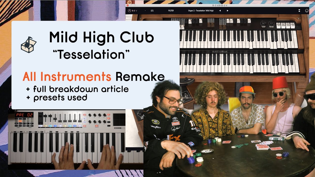 Mild High Club - Tessellation (All Instruments Remake Cover & Tutorial)