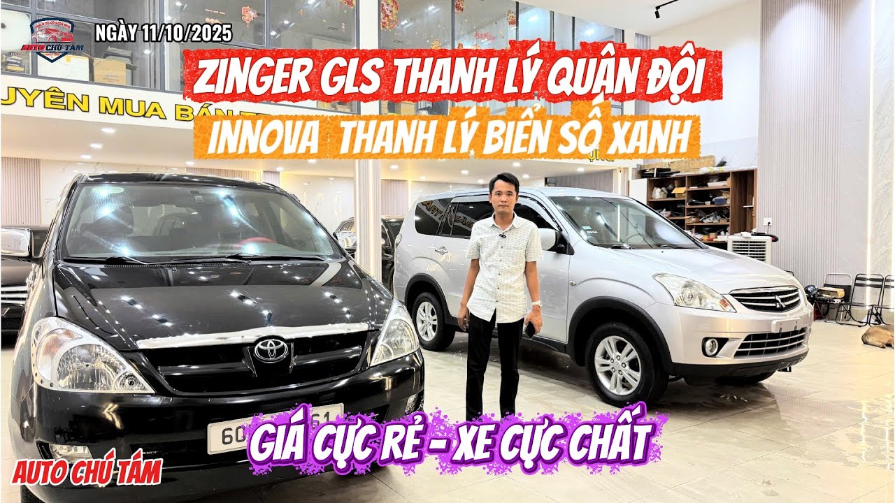 (2 XE ĐÃ BÁN) GIÁ RẺ LẮM BÀ CON MITSUBISHI ZINGER GLS 2.4MT 2010 QUÂN ĐỘI VÀ TOYOTA INNOVA 2.0G
