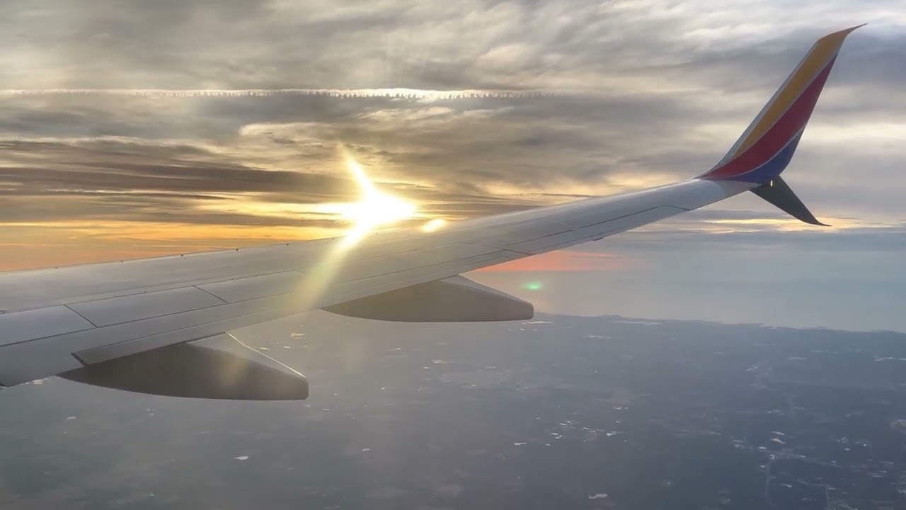 Southwest Airlines 737-700 Landing in Tampa (TPA)