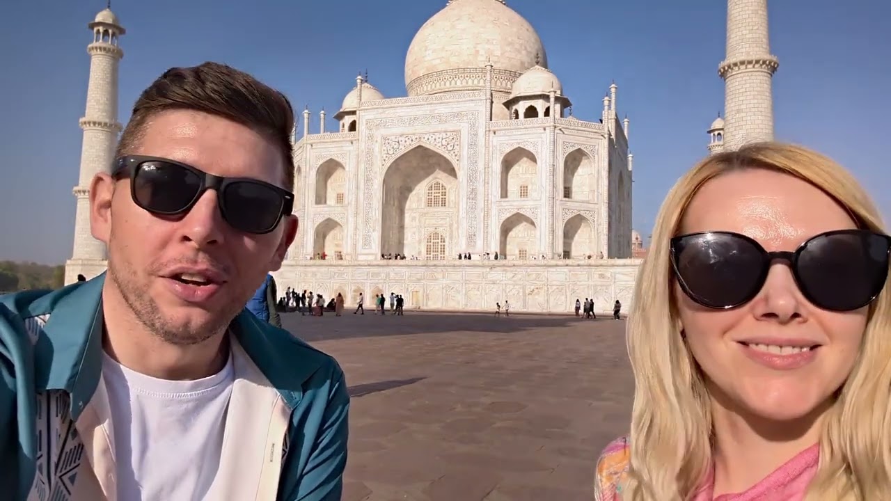 Exploring the Taj Mahal. A dream come true. #tajmahal #agra #goldentriangle
