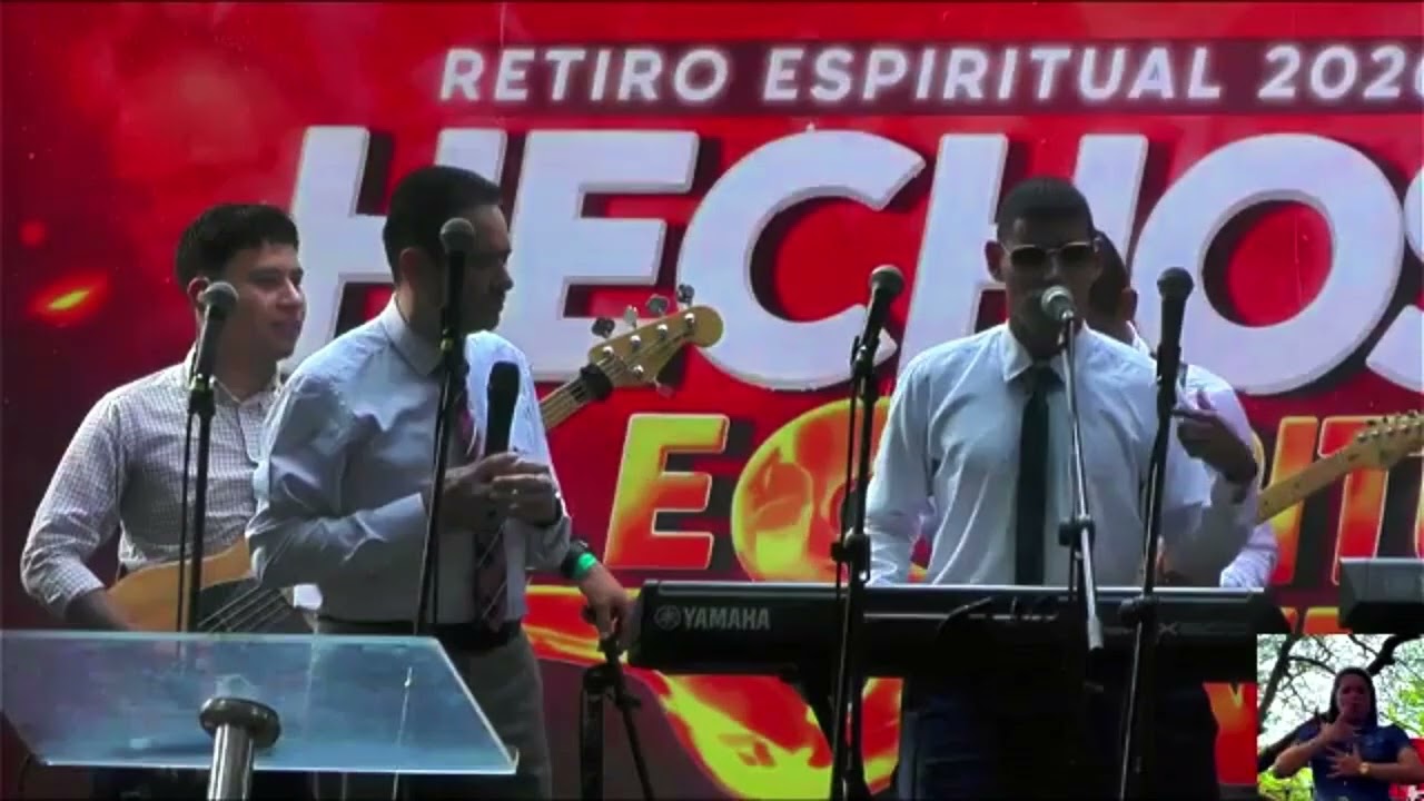No sé puede vivir sin ti señor, retiro espiritual en Barranquilla, Alexander Tuberquia y músicos 