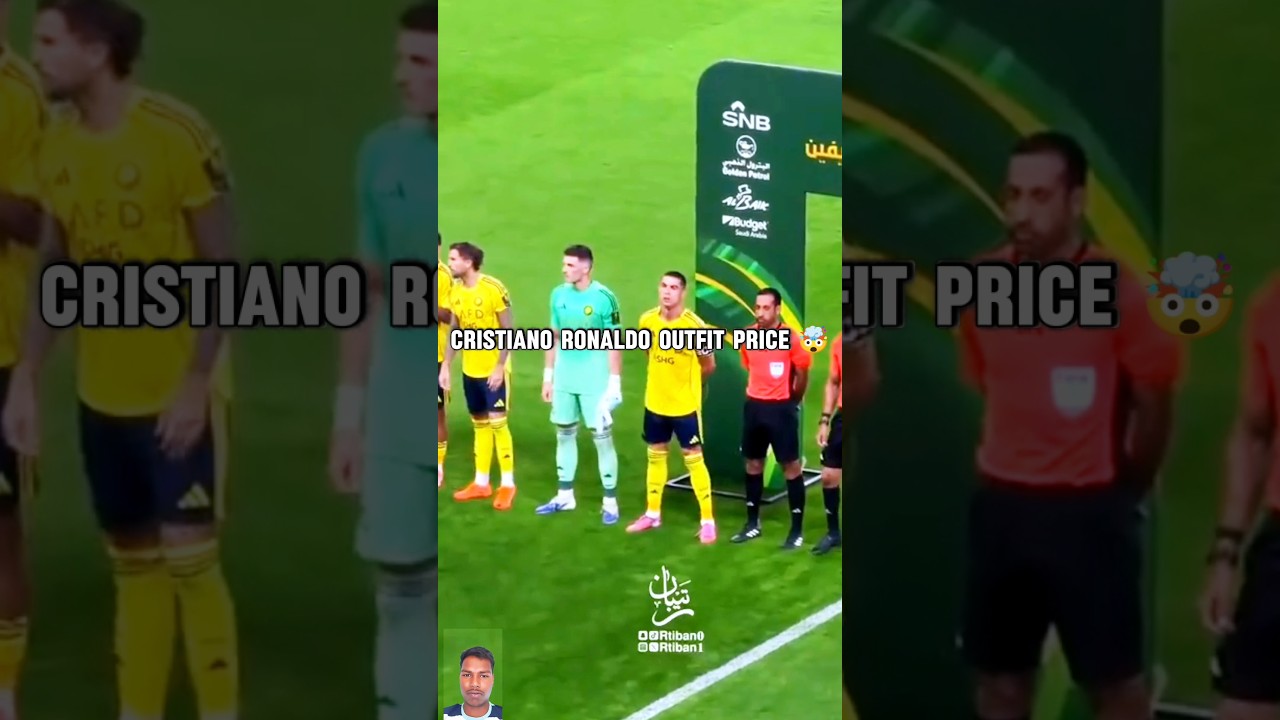 Cristiano Ronaldo outfit price 🤯 #outfitprice #cristianoronaldo #cr7 #football #shortsfeed #tiktok