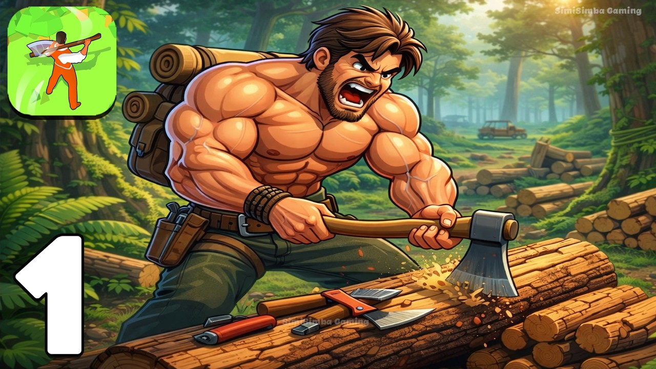 🪓Idle Lumberjack 3D Gameplay Walkthrough Part 3 – Insane Wood Cutting Adventure (Android,iOS)