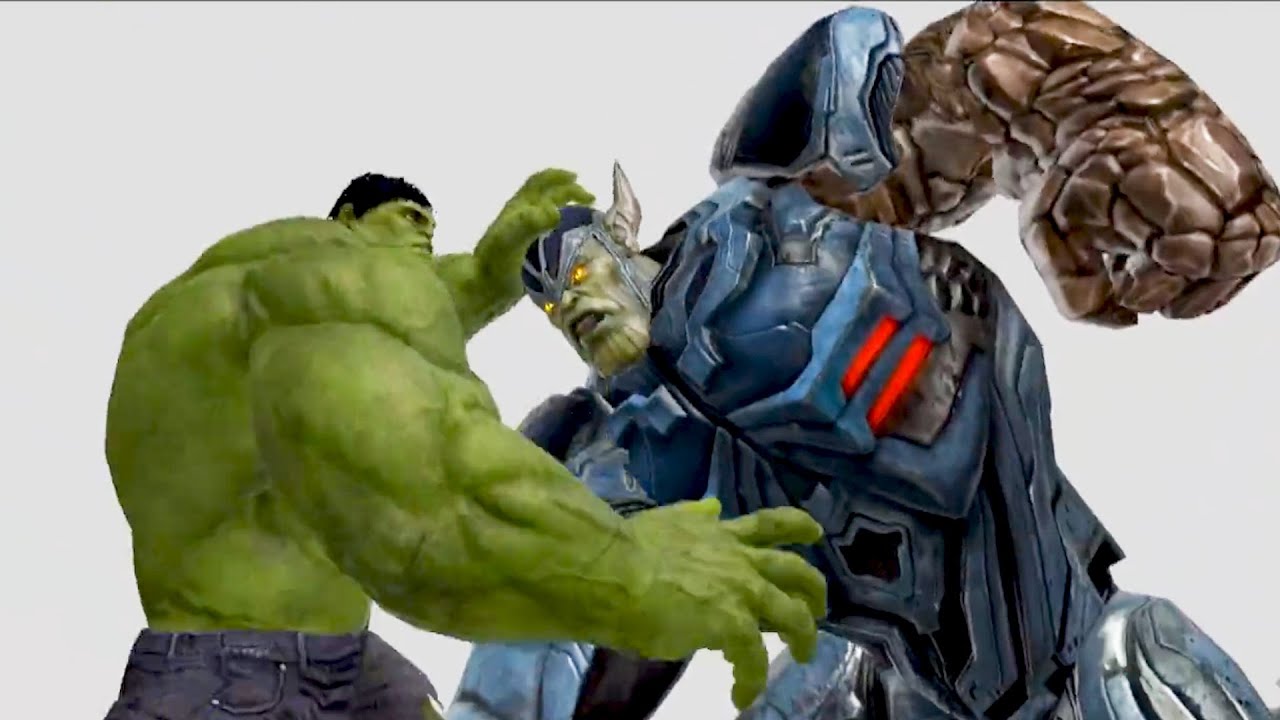 Unseen Avengers footage from a video game never released