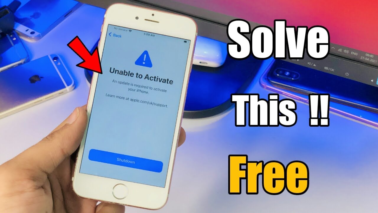 How to Solve Unable to Activate iPhone 2021 - FREE