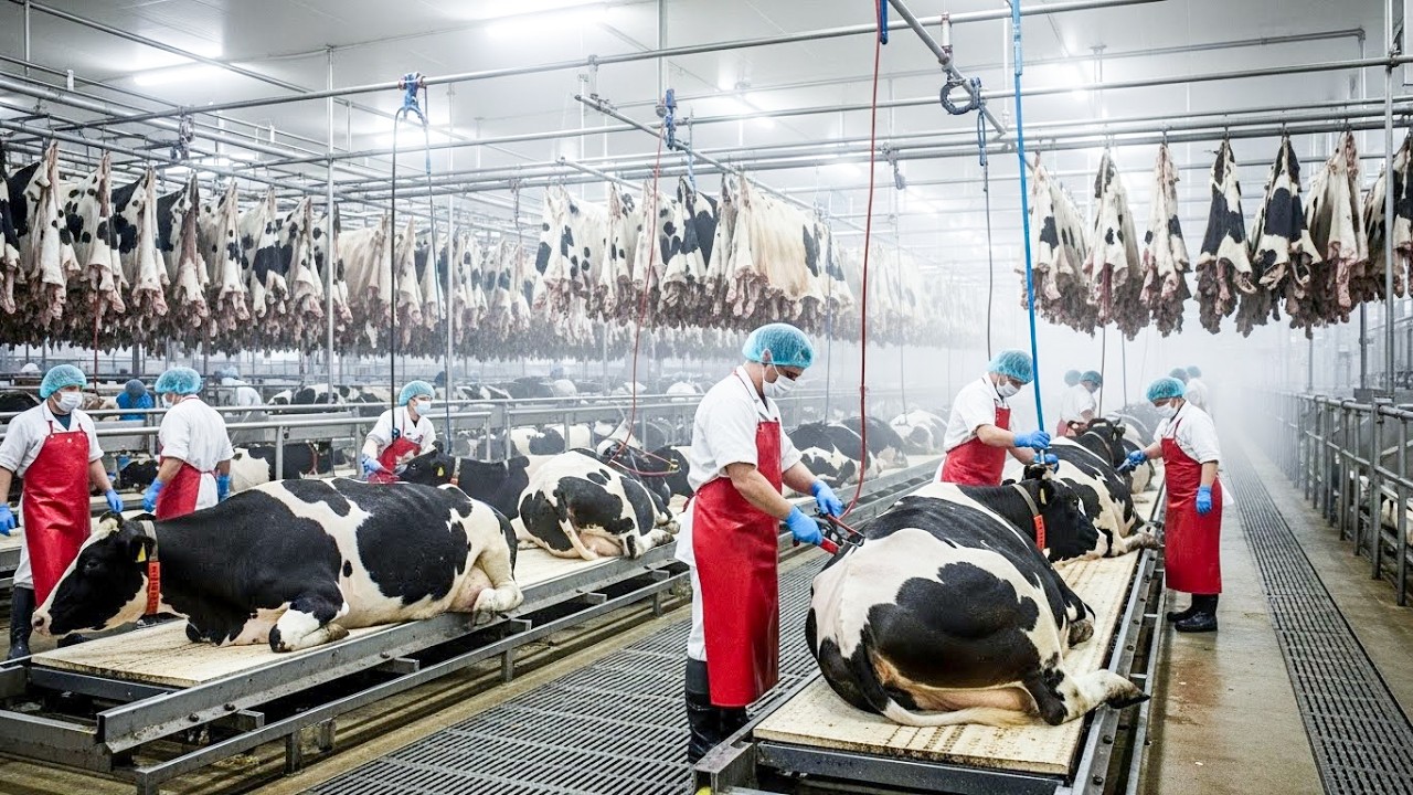 Inside a Leather Factory! Turning Cowhide Into Finished Leather Goods 🐄🏭