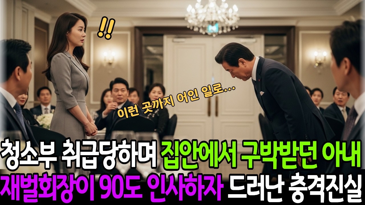 이혼서류 내민 62세 남편! 다음날 재벌회장이 58세 아내에게 90도 인사! 20년 침묵의 반전이 터졌다! #반전사연, #사이다사연, #며느리사연, #오디오북, #충격반전