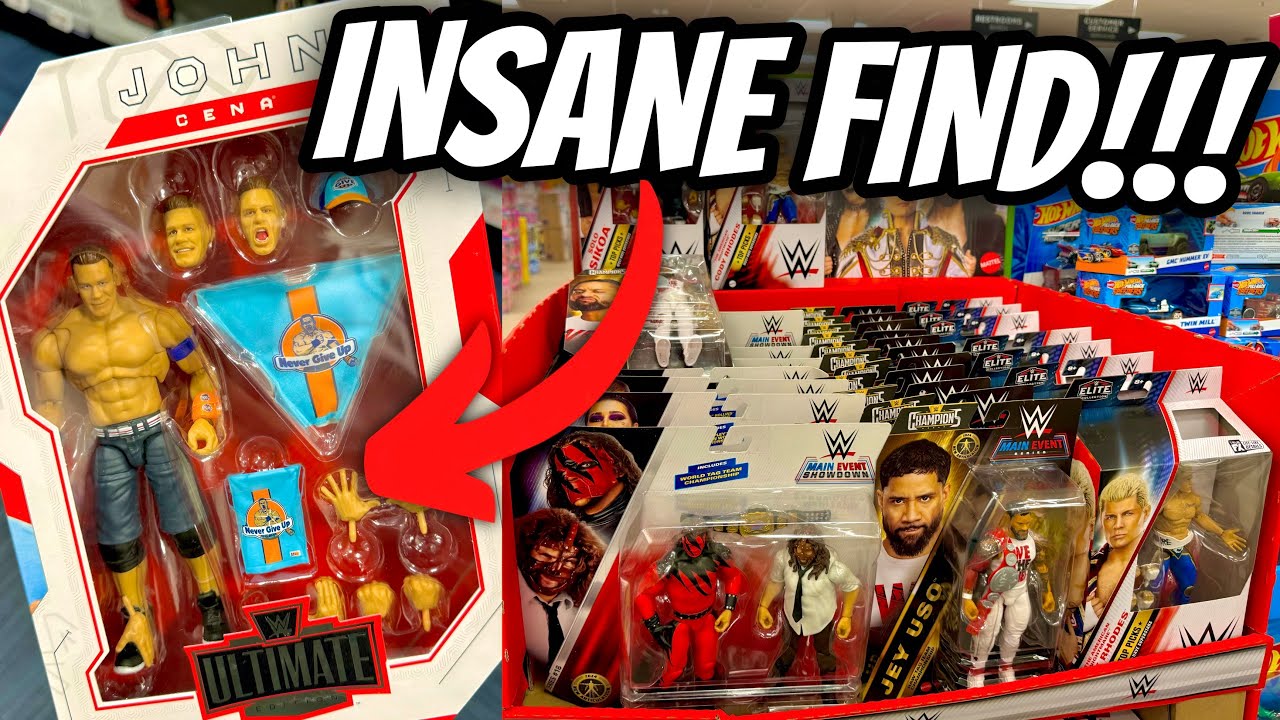 EPIC SURPRISE on WWE ACTION FIGURE Hunt at NON Toy Stores **NEW FINDS**