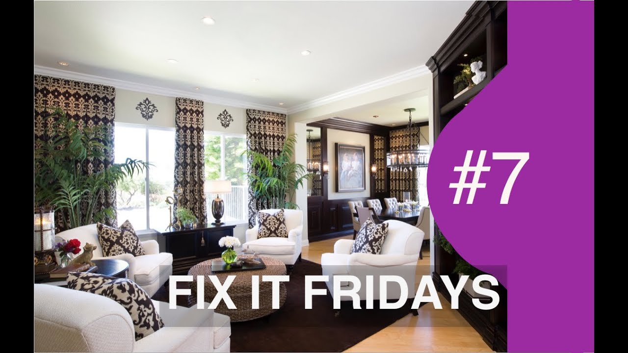 Beautiful Living Room | Interior Design | Fix It Fridays #7