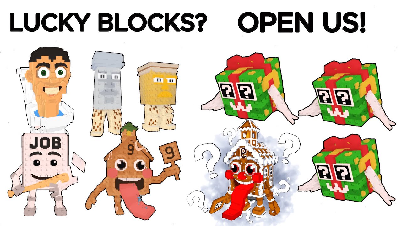 ALL Steal a Brainrot SECRETS Meets and Opens FESTIVE LUCKY BLOCKS ...