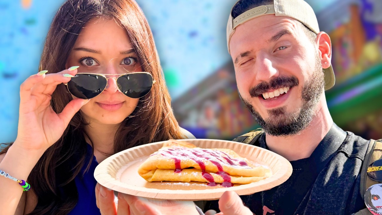 I Picked ALL of my Picky Wife’s Food at Mardi Gras 2026 | Universal Orlando