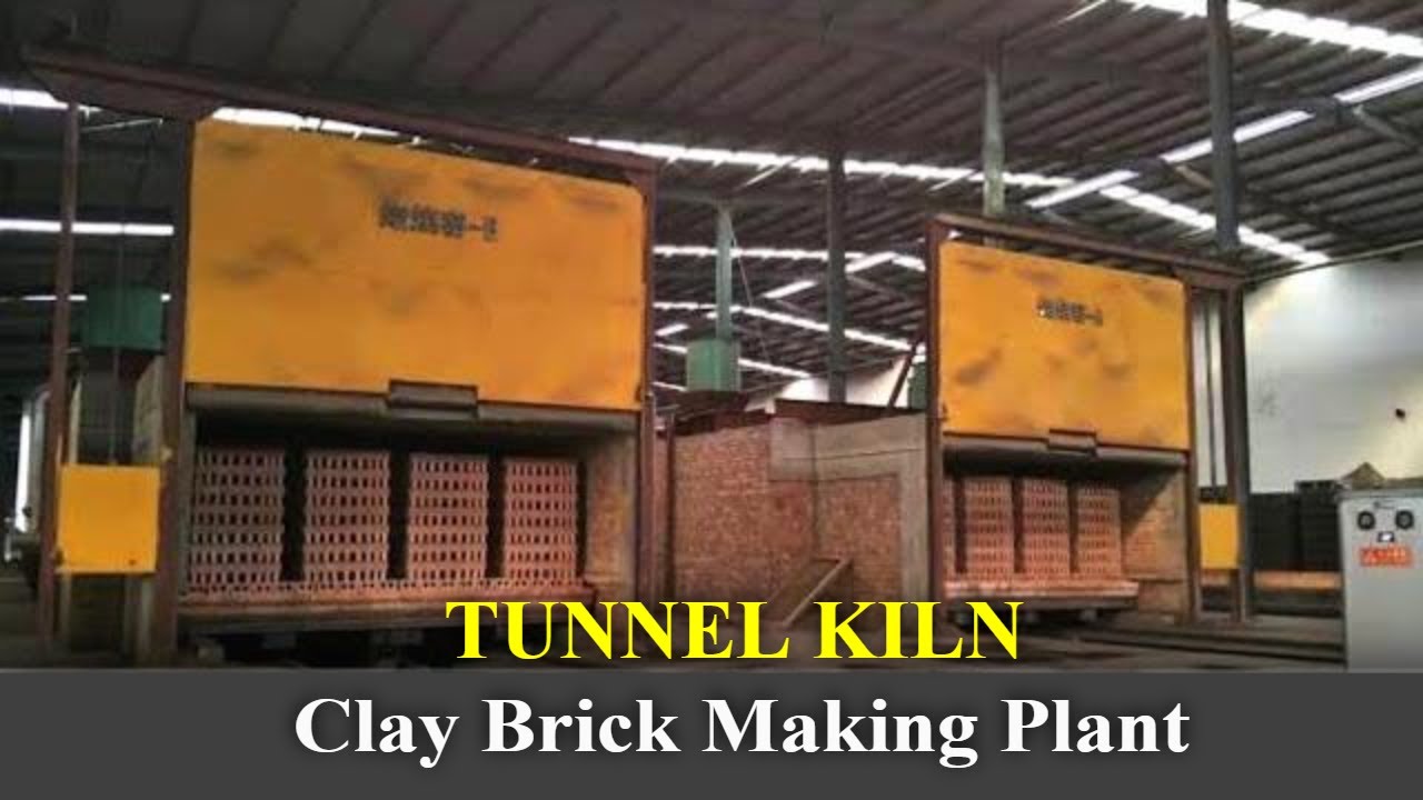 Automatic Tunnel Kiln 🔥 Tunnel Dryer Clay Brick 🧱  Making Plant