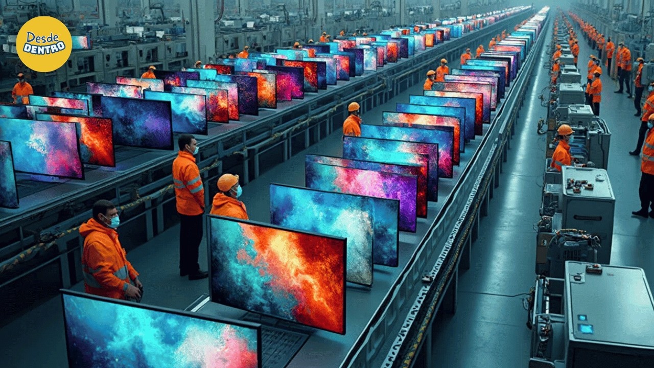 ASÍ se FABRICAN las Pantallas OLED y AMOLED en la FÁBRICA📱