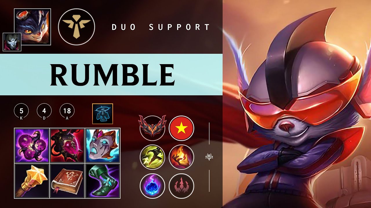 Rumble Support vs Taliyah - VN Grandmaster Patch 26.01