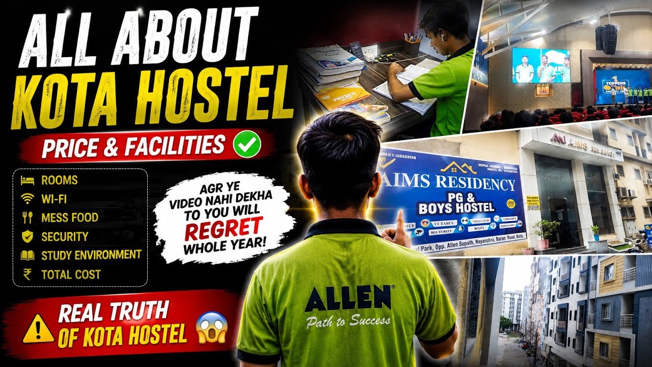 All About Hostels | Hostel Under 1500rs | Hostel and PG Review in Kota Coral Park |
