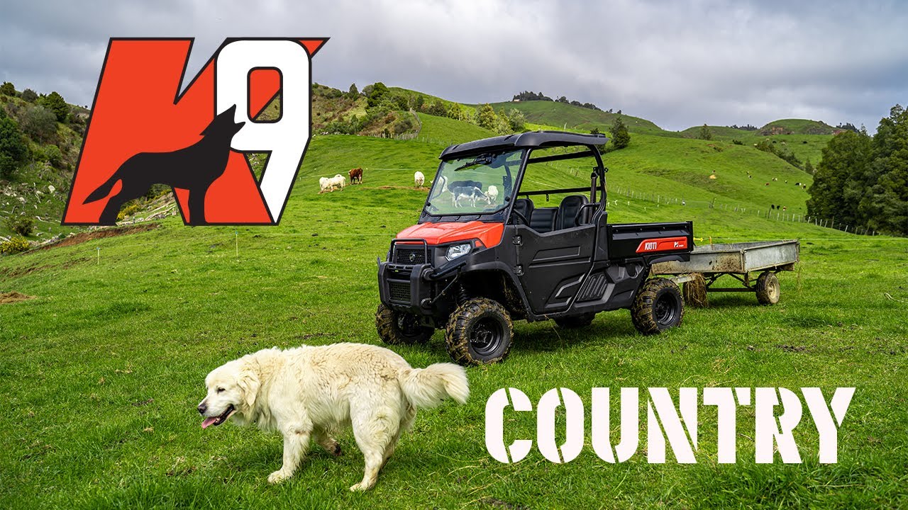 The Kioti K9 in the country