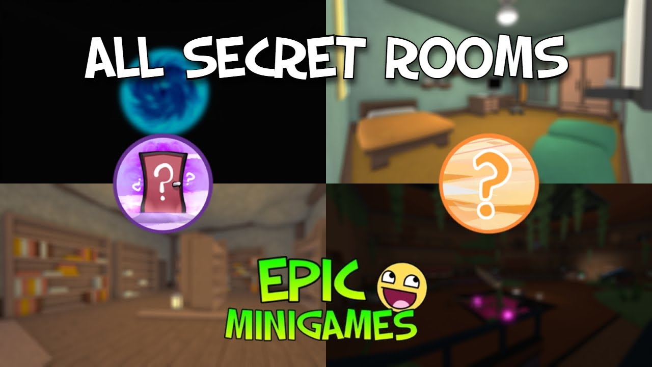 ALL SECRET ROOMS in Epic Minigames! [UPDATED VERSION] | Roblox