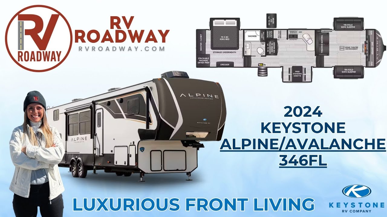 New 2024 Keystone RV Alpine Avalanche Edition 346FL