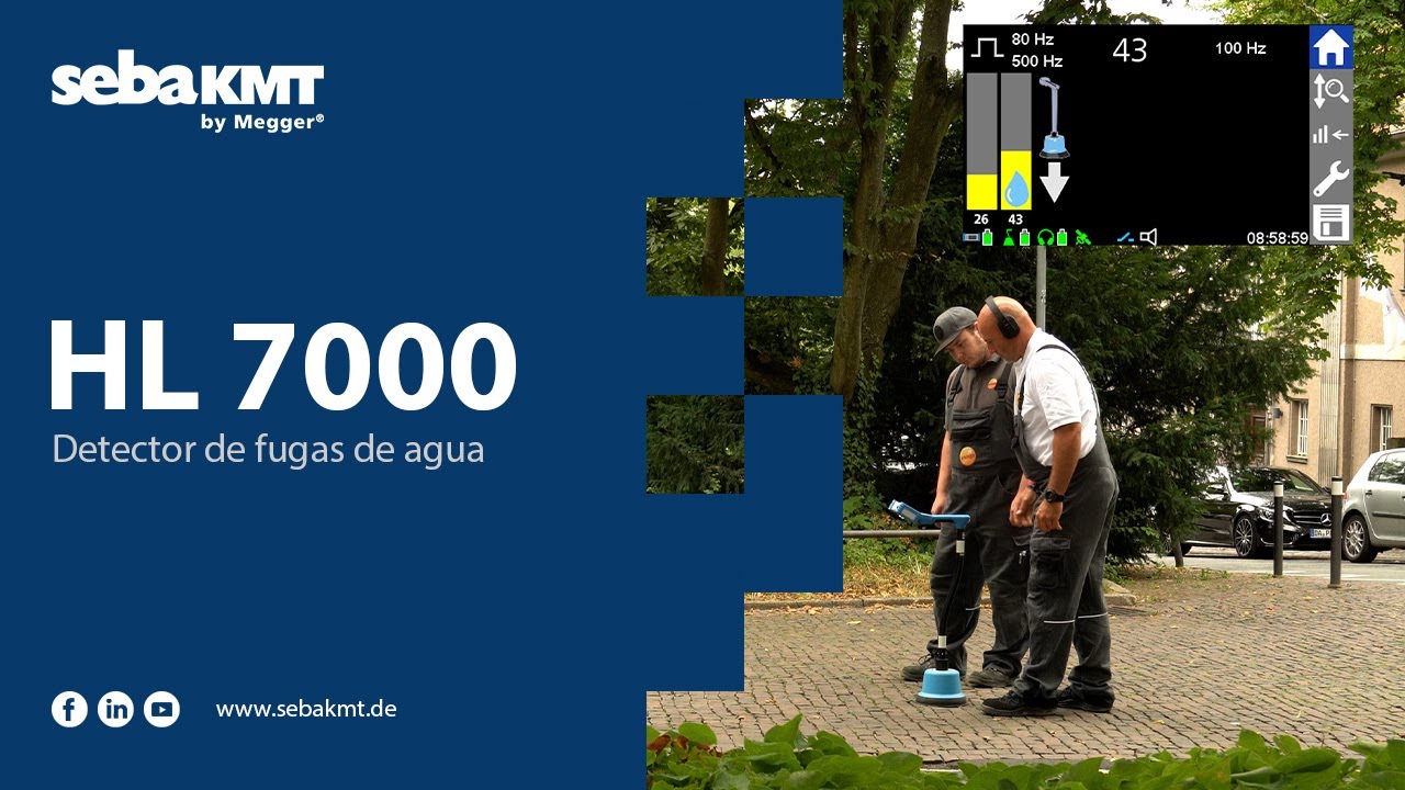 𝘌𝘚 - SebaKMT -  DETECTOR DE FUGAS DE AGUA| GAS TRAZADOR Y GEOFONO | LOCALIZADOR PROFESIONAL DE FUGAS