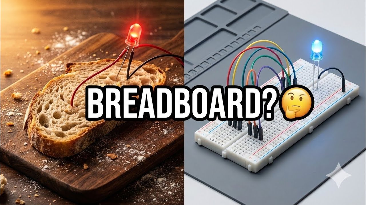 Why is it Called a Breadboard ? | How to use a Breadboard : Breadboard connections explain (Hindi)