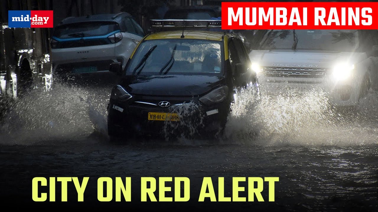 Mumbai Rains: IMD issues Red Alert for Mumbai, Raigad; intense rain and storm predicted