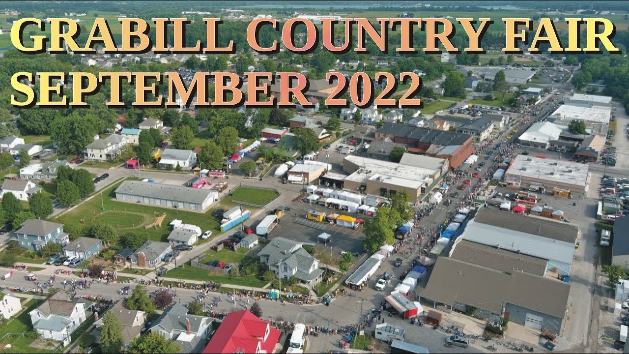 Grabill Country Fair 2022 (4K Aerial Video)