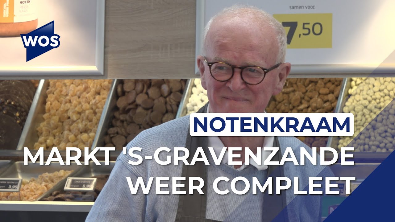 's-Gravenzandse markt weer compleet met notenkraam