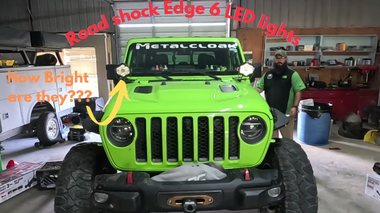 Lighting up Loki, Road shock edge 6 LED light from harbour freight