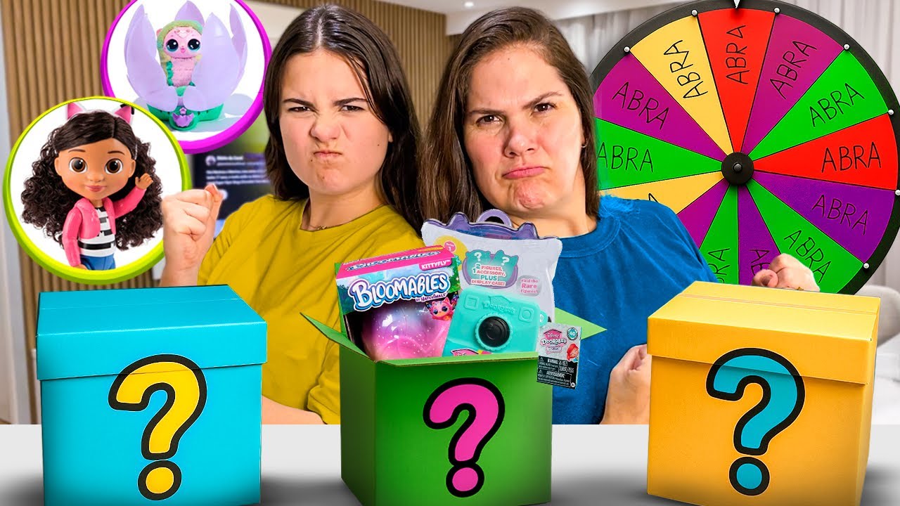 QUEM GANHAR MAIS BRINQUEDOS COM A ROLETA MISTERIOSA VENCE! 