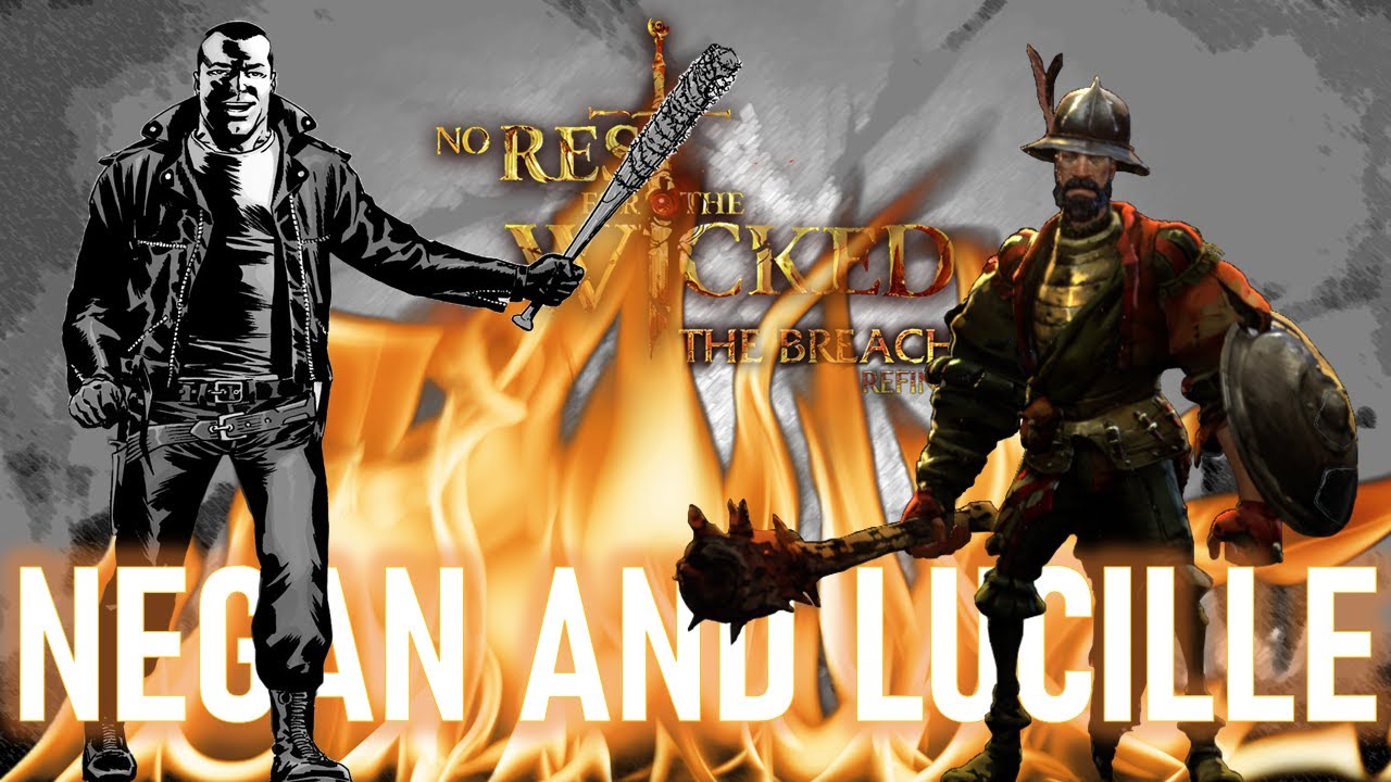 Negan and Lucille Build | Walking Dead x No Rest for the Wicked