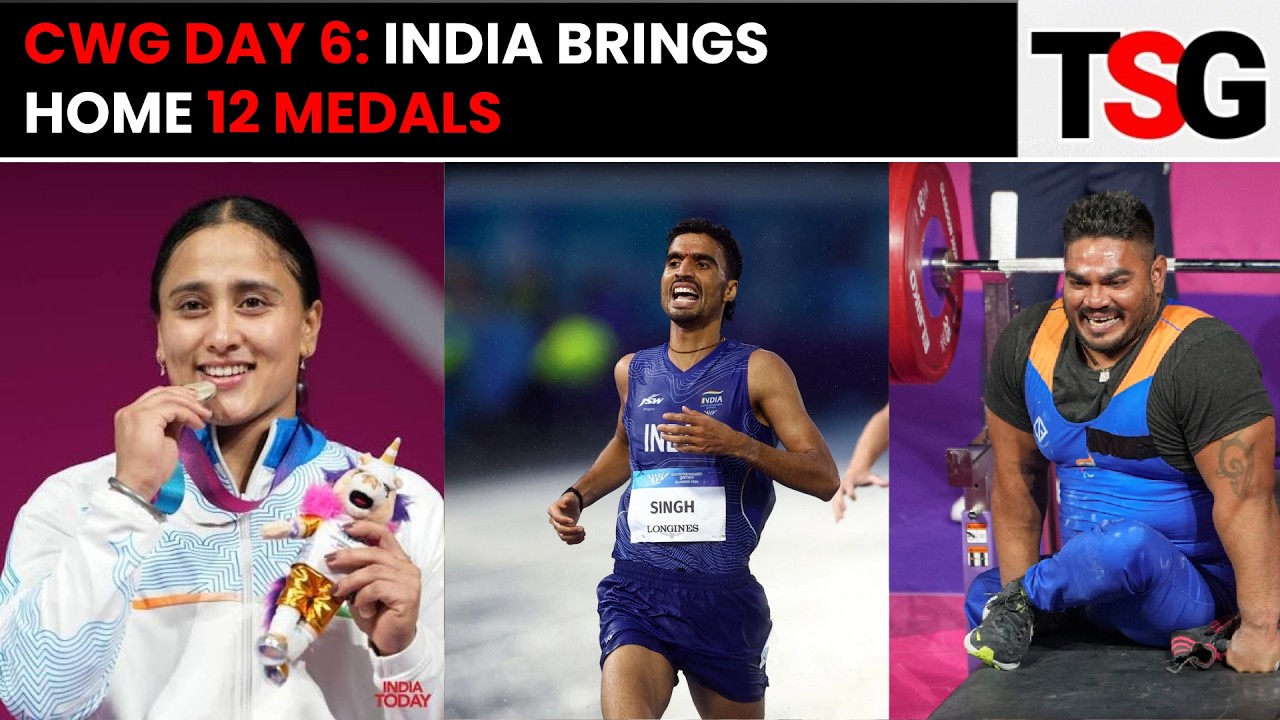 CWG 2026 Medal Tally Day 6 | Big Medal Haul | Full Winners List Revealed | TSG