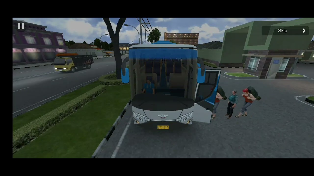 Bus driving indonashia Part 1