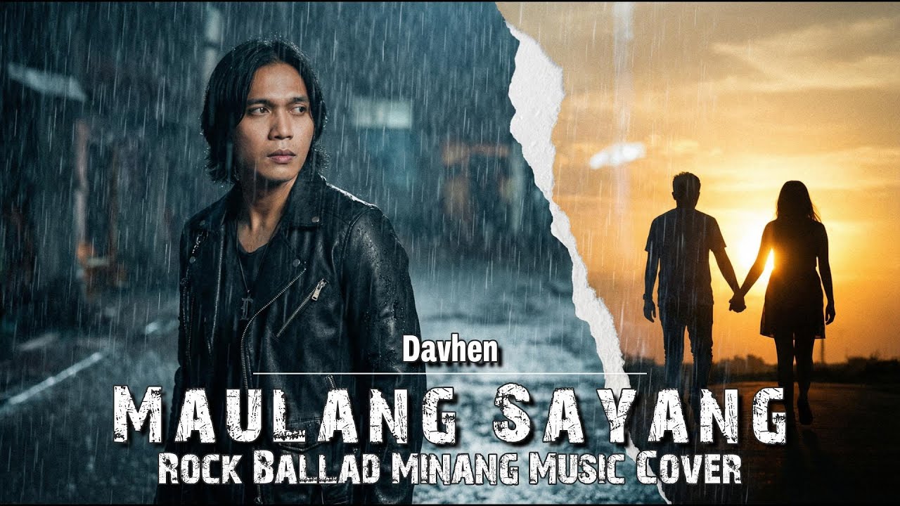 Maulang Sayang - Rayola (Cover by Davhen) | Lirik Video [Pop Rock Ballad]