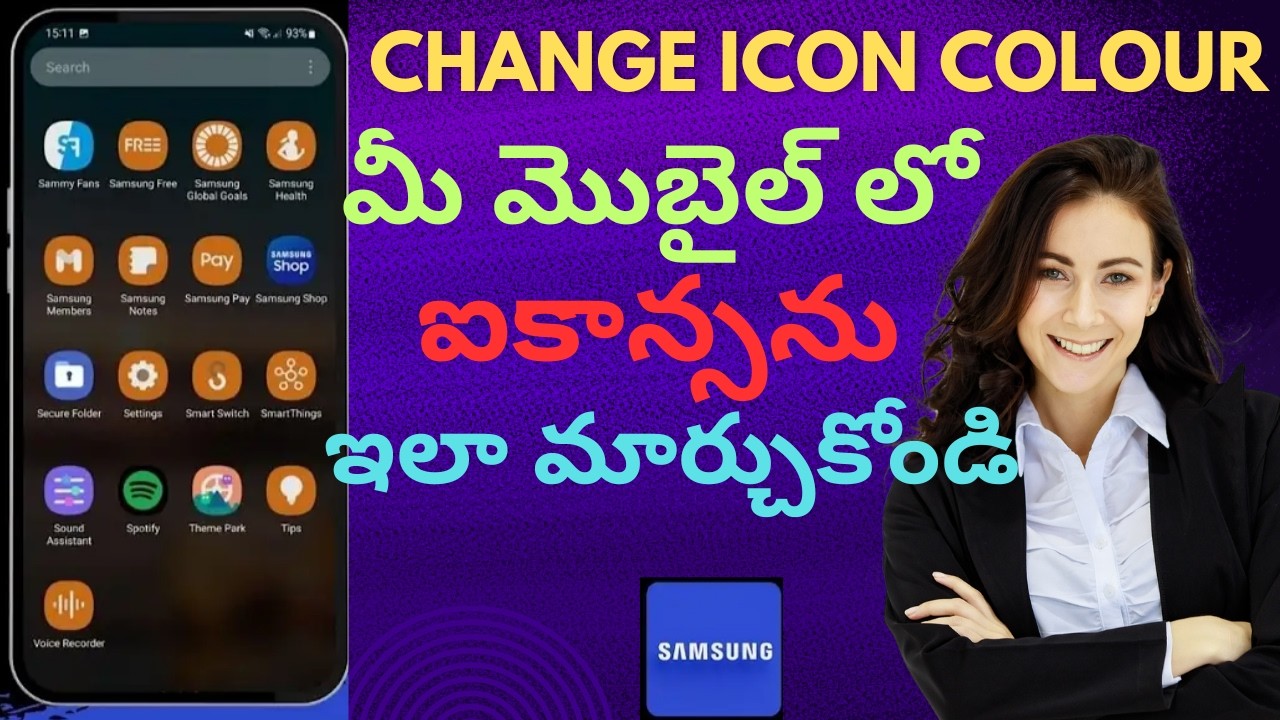 Customize App Icons or Themes on Android Mobile Phone