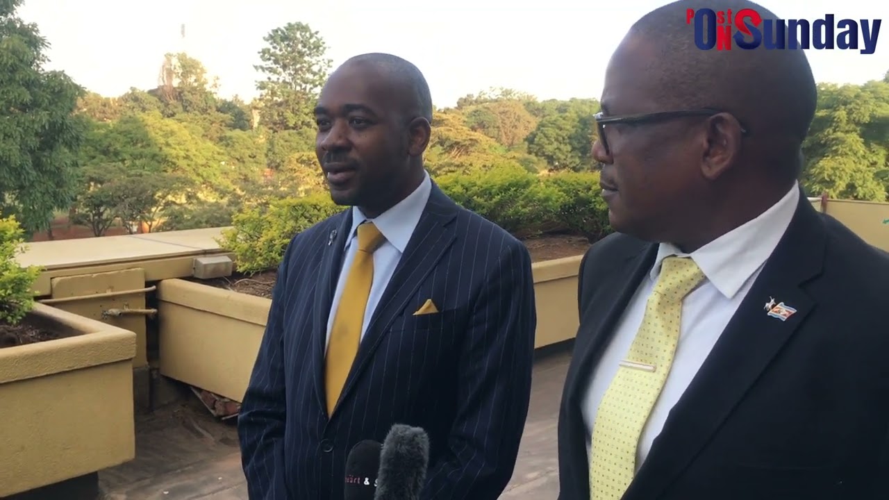 NELSON CHAMISA MEET WITH SADC TEAM IN HARARE