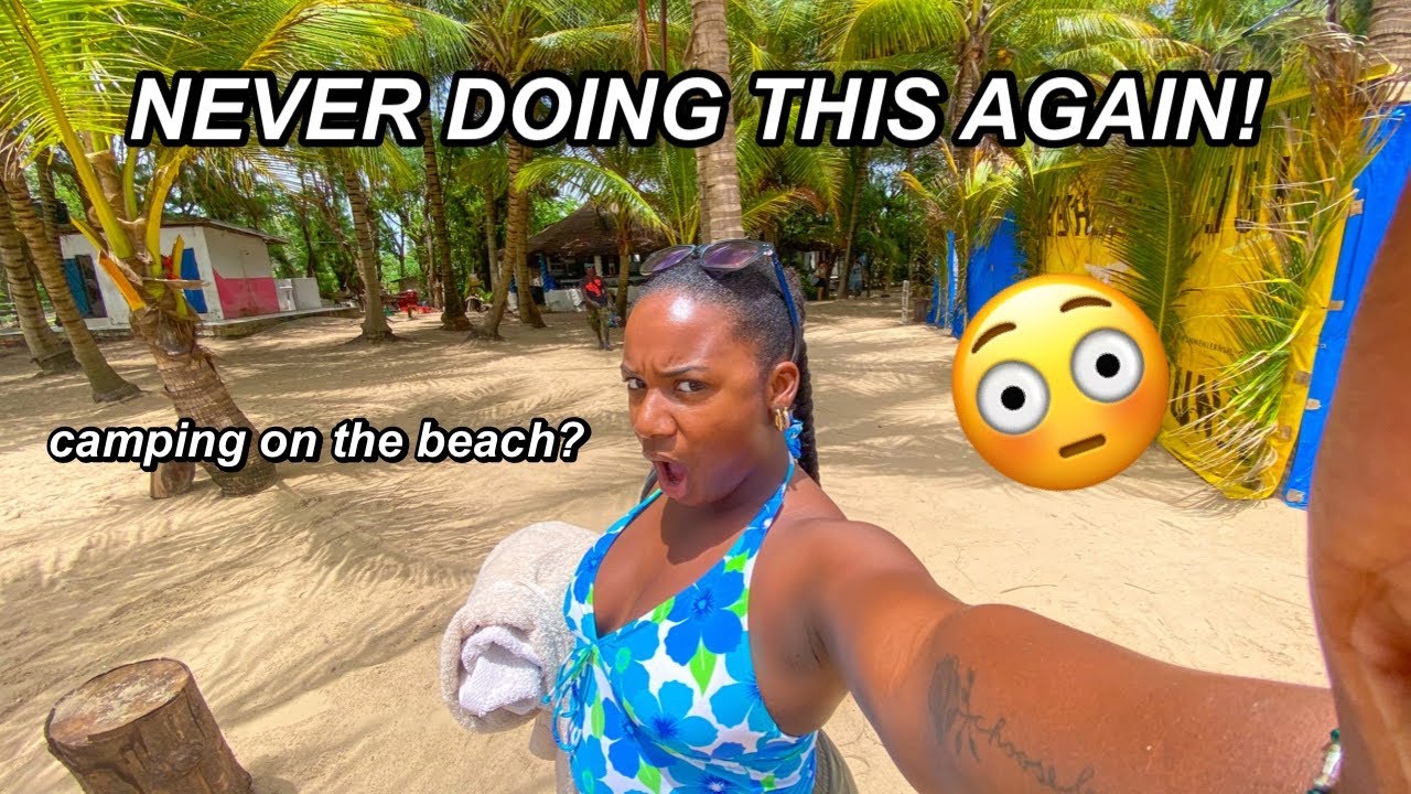We Tried “Camping” At A Hidden Resort In Sanyang.. Here’s How It Went.. 😅 | GAMBIA VLOG