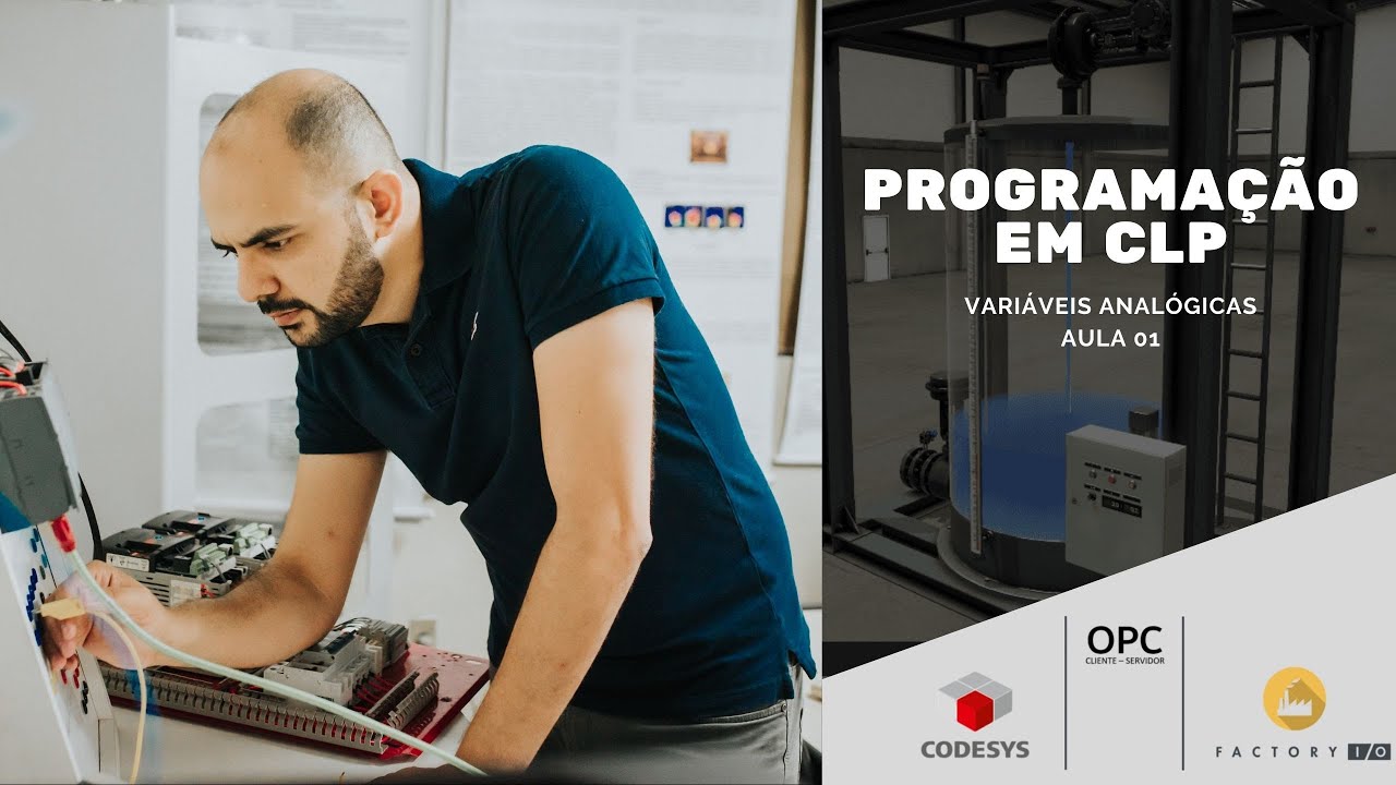 Programação Ladder - Variáveis Analógicas no CodeSys e Factory I/O (IEC 61131)