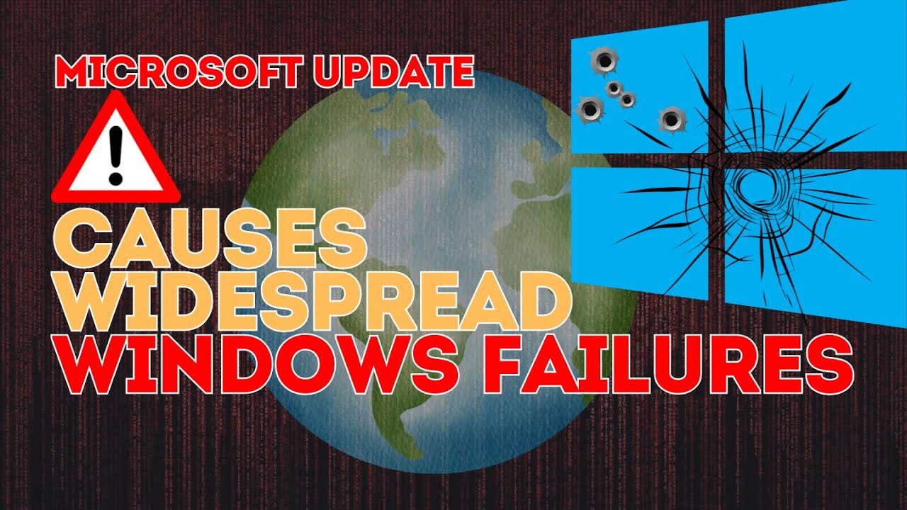Обновление Microsoft вызывает массовые сбои в работе Windows.