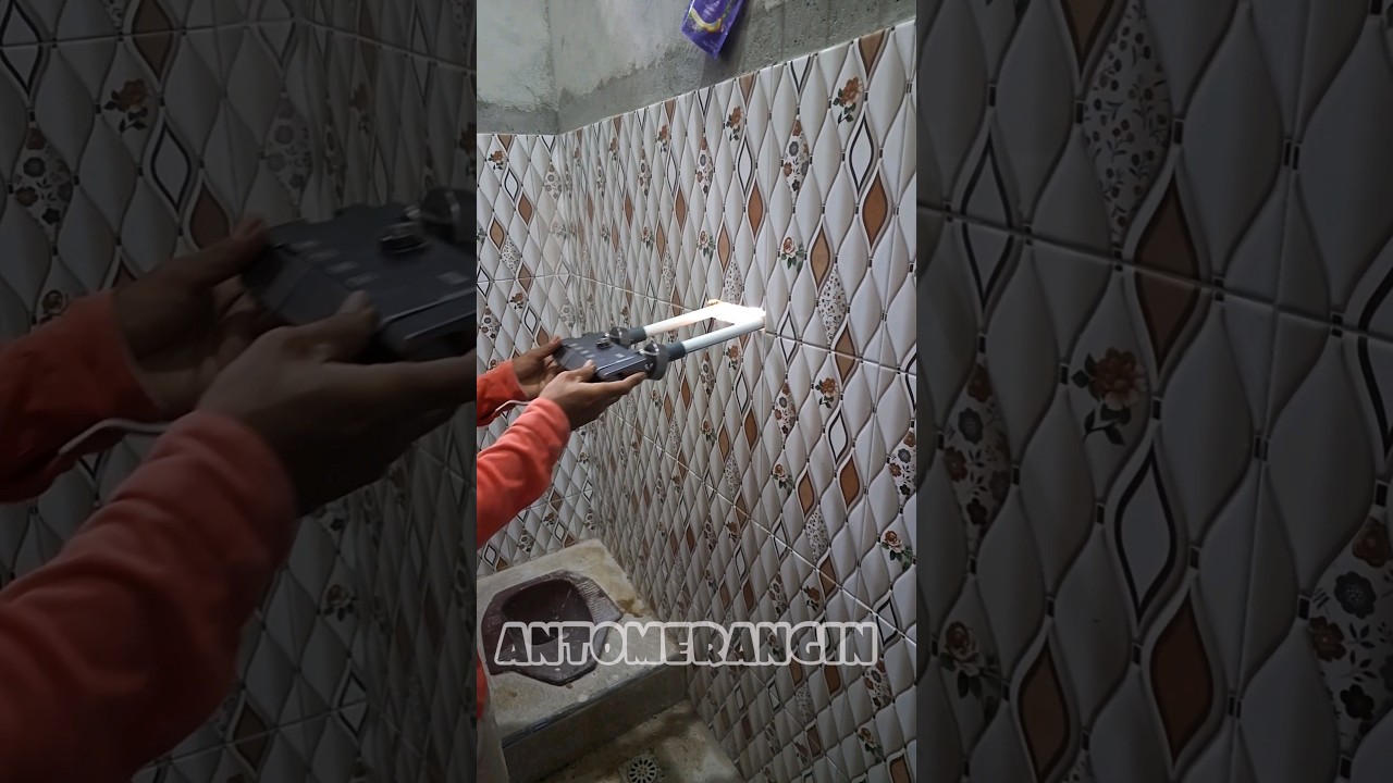 nah.... begini cara memasang shower air panas yang benar !!!
