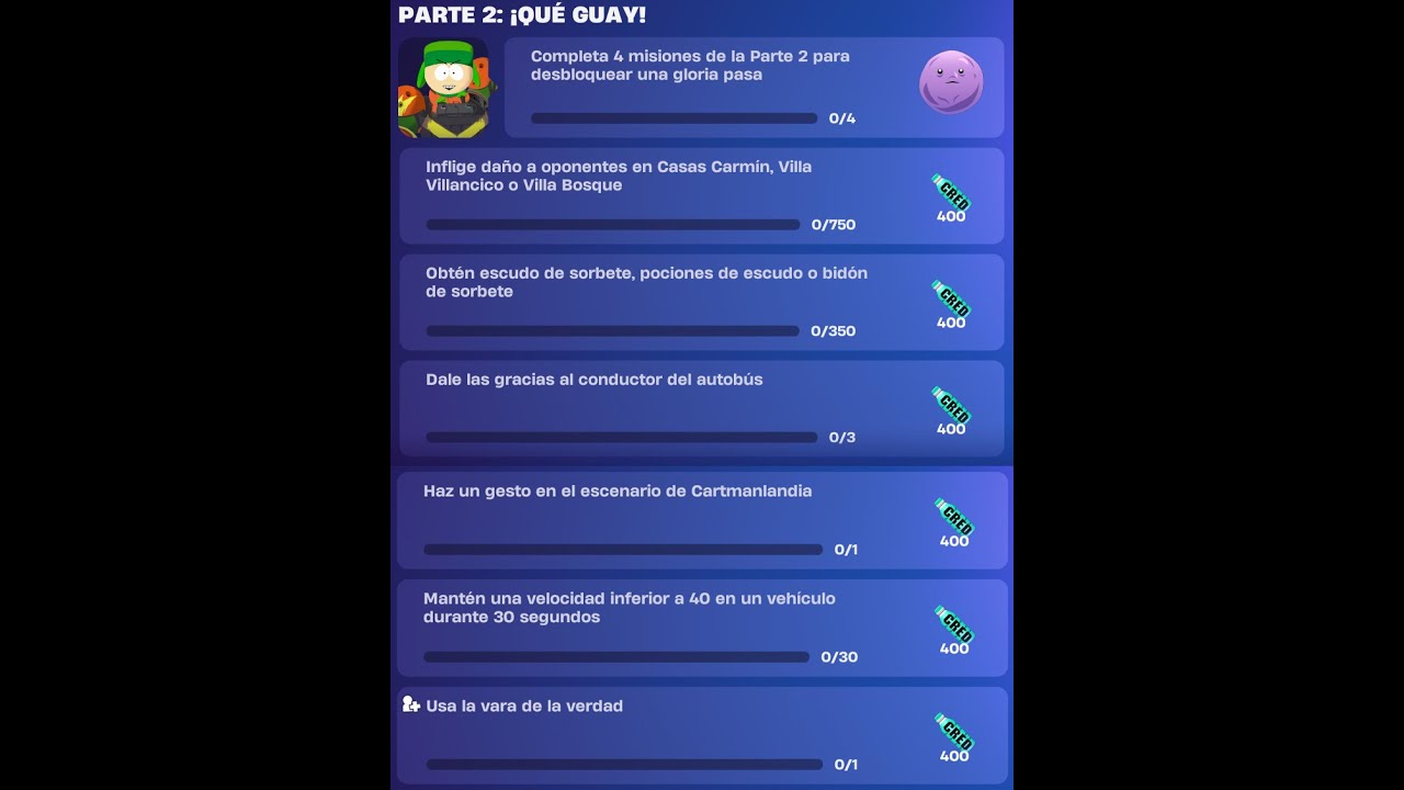 Parte 2 de las misiones de Legado del Caos: ¡Qué Guay! de Fortnite Capítulo 7 Temporada 1