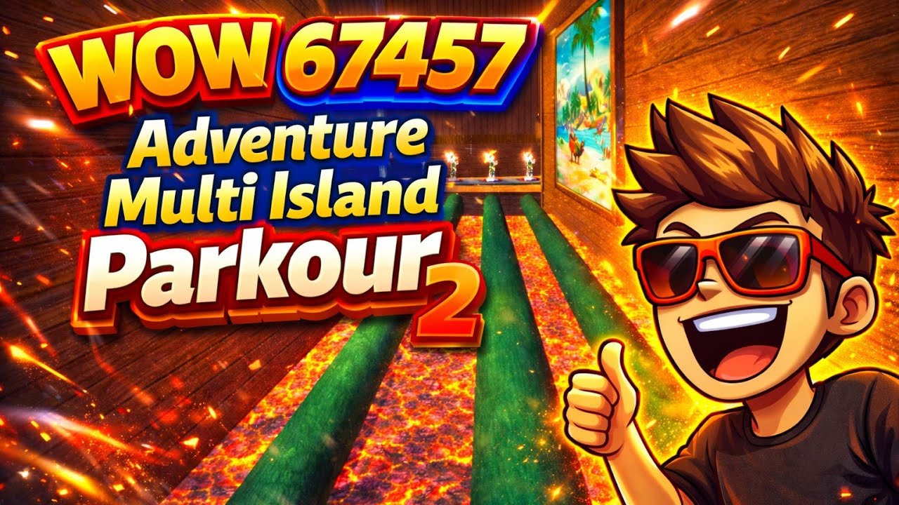 BGMI Wow Creation Code 67457 🔥 Adventure Multi Island Parkour 2 🏝️ 67457 wow mode ✅ SKY GODLIKE II
