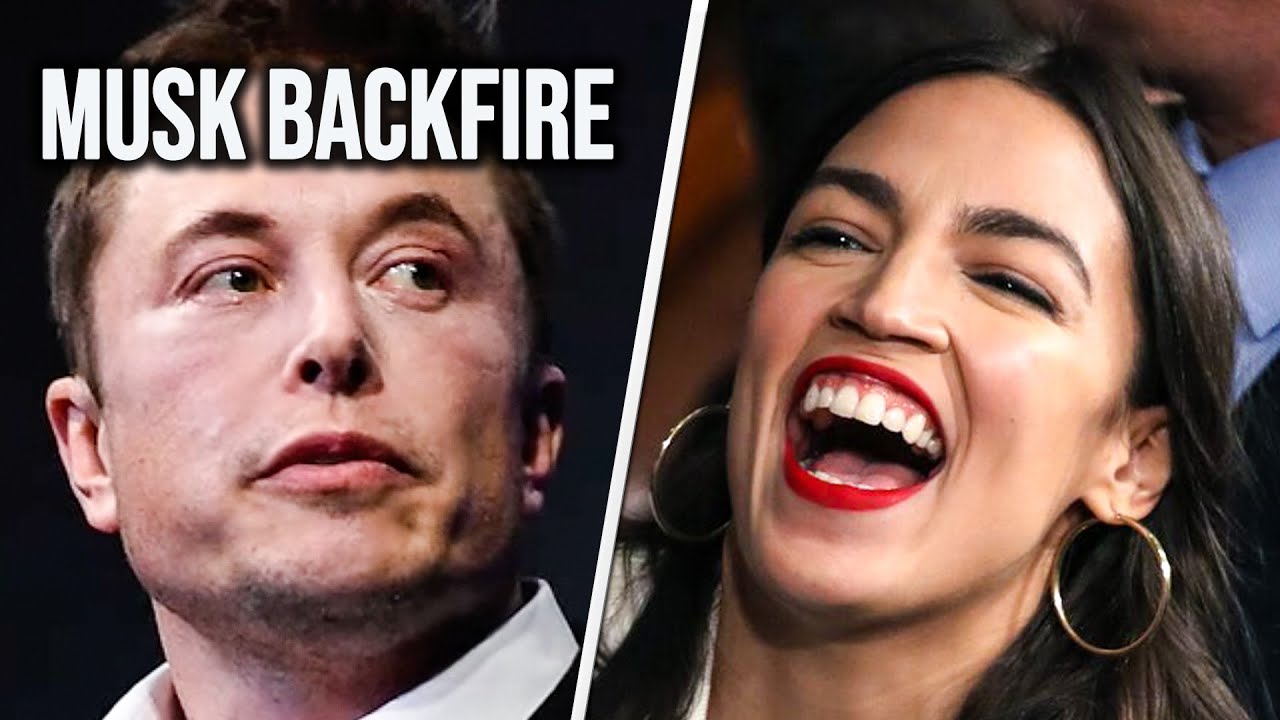Elon Musk's Pathetic Attempt To Burn AOC Fails Miserably