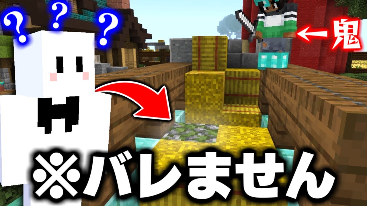 かくれんぼで最強すぎてなぜかこれがバレない【マインクラフト】