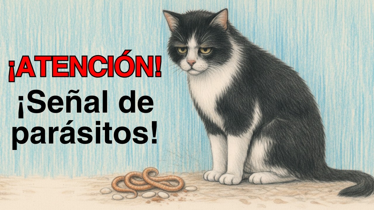¡Tu gato PUEDE TENER GUSANOS si hace esto! ¡NO LO IGNORES!
