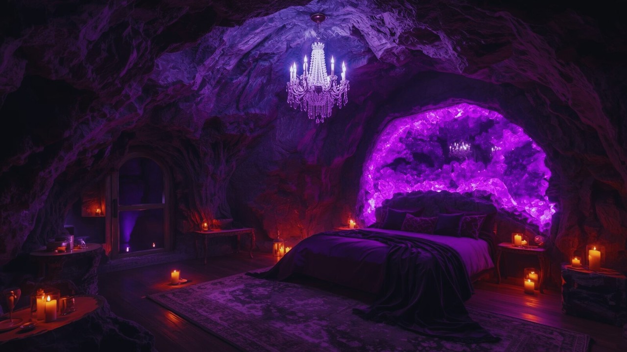 Deep Relaxation Instantly ✨Healing Crystal Cave Soundscape | Ethereal Feminine Energy | Sleep Music
