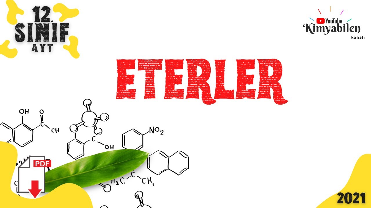 ETERLER KONU ANLATIMI - FONKSİYONEL GRUP İZOMERLİĞİ - 12 KİMYA - AYT KİMYA