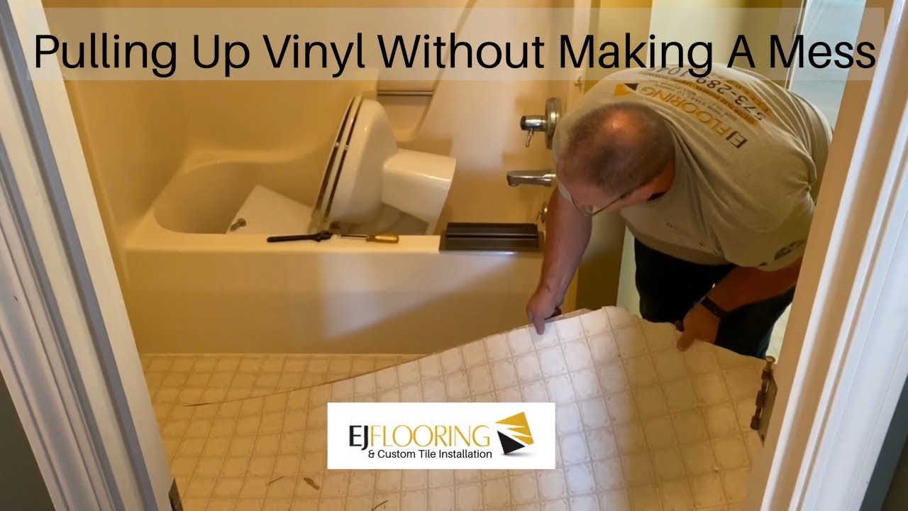 How To Remove Sheet Vinyl Over Wood Safely | Columbia MO