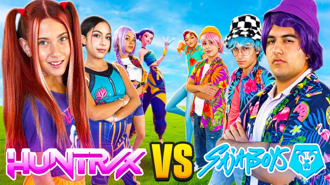 HUNTRIX VS SAJA BOYS! DIVENTIAMO KPOP DEMON HUNTERS NELLA VITA REALE! MASCHI VS FEMMINE!