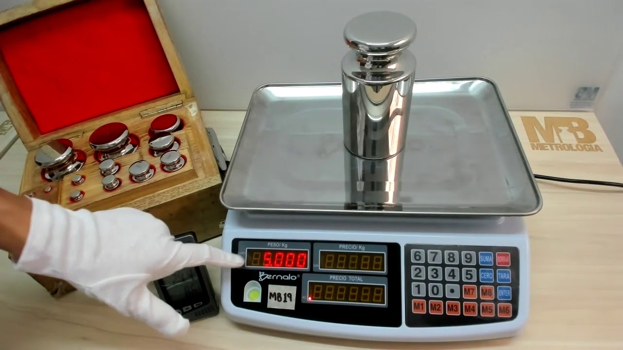 Calibración Balanzas Excentricidad