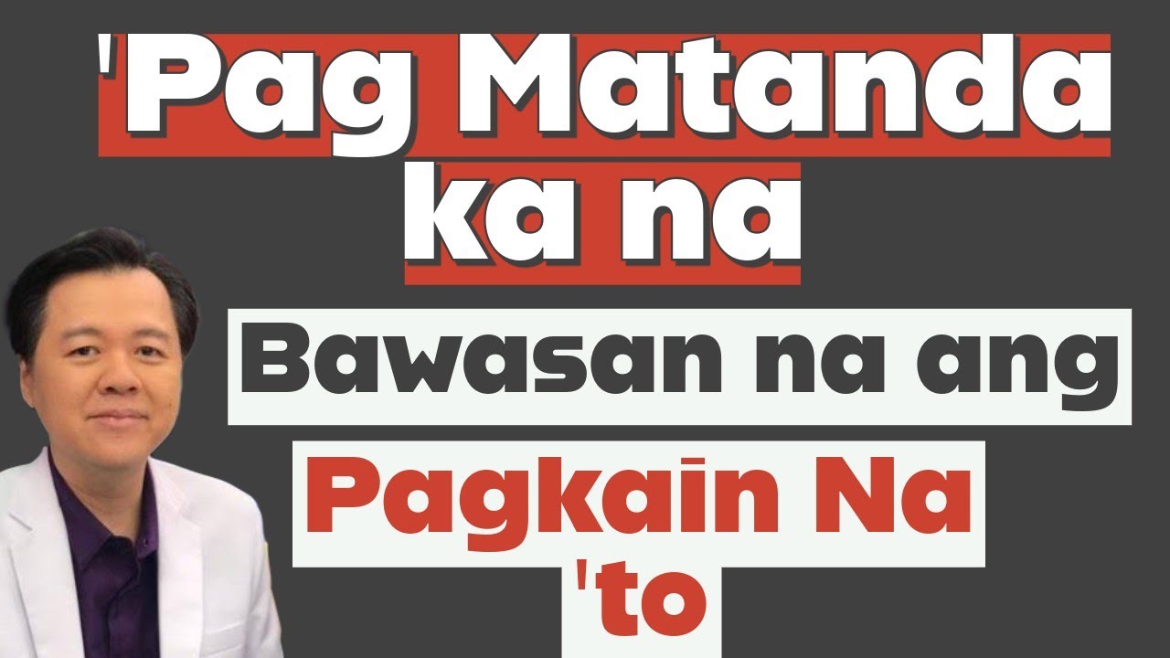 ‘Pag Matanda Ka na—Bawasan ang Pagkain na ‘To! 🚫🍽️